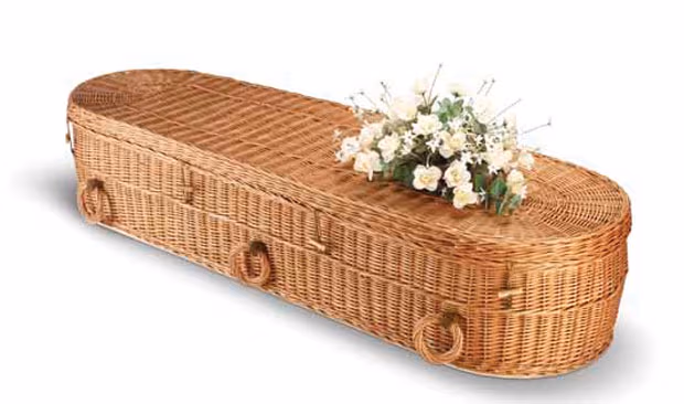Willow rounded coffin